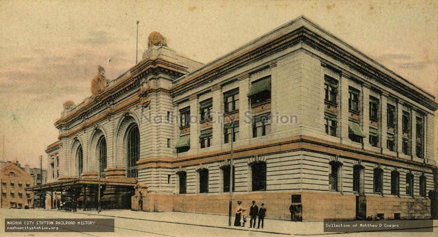 Postcard: New York Central Depot, Albany, New York